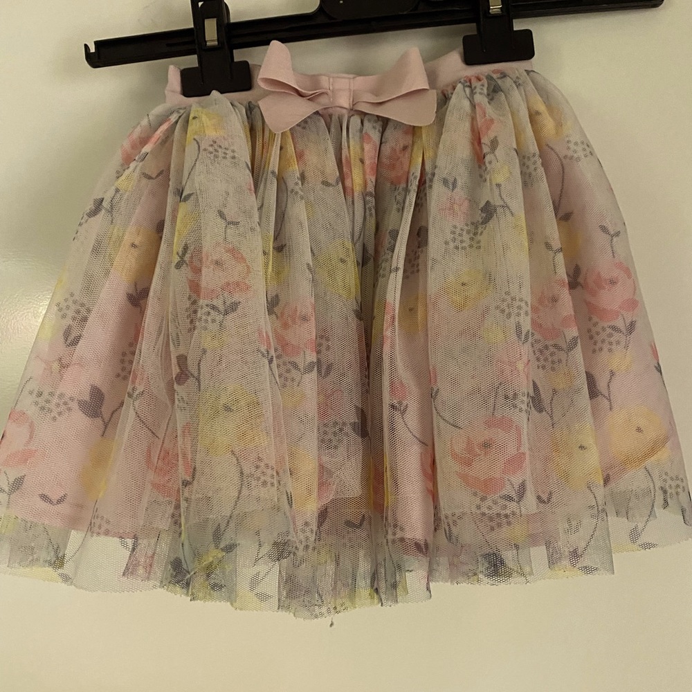 Floral Pink Kids Skirt